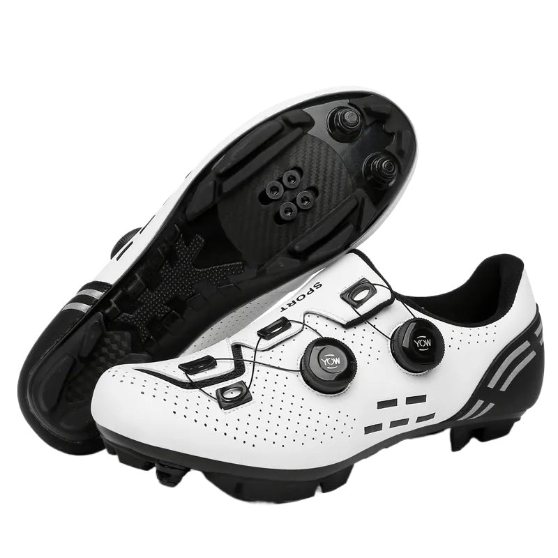 2023 Cycling Sneaker Mtb with Cleats Men Carbon Sports Speed Bike Shoes Women Mountain Racing Flat SPD Road Cycling Footwear-WAYBIKER