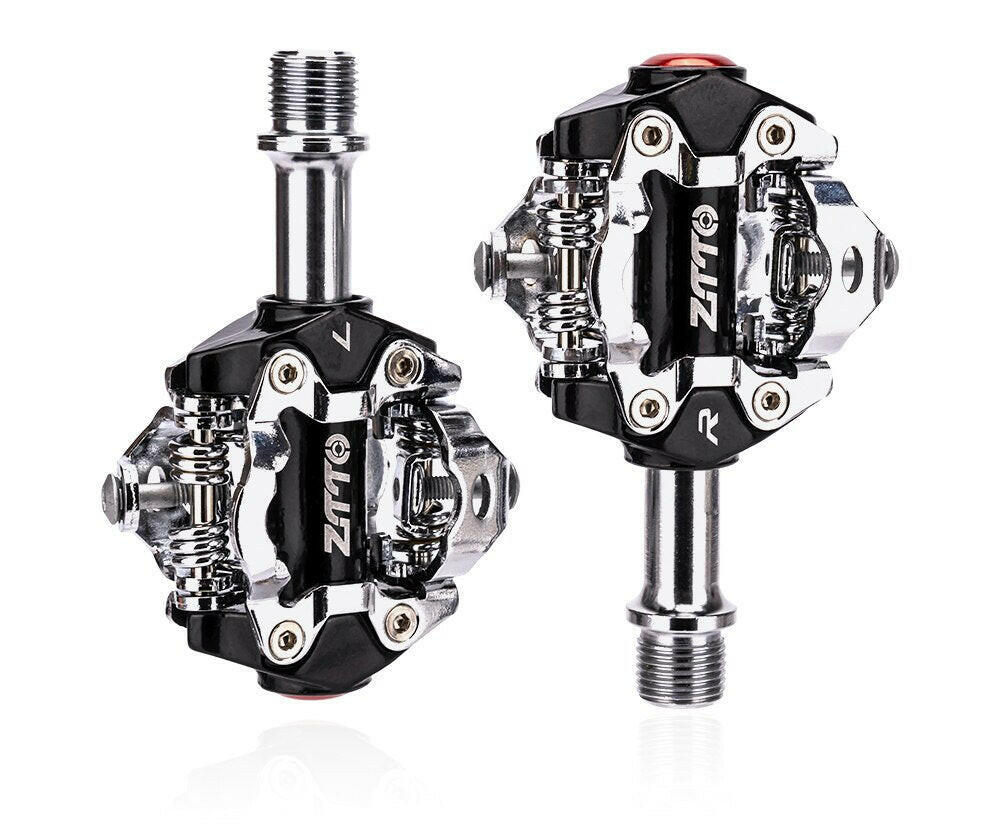 ZTTO MTB Mountain Bike Safest Clipless Pedal Self Locking XC with Cleats Click Compatible with M8000 EH500 Sealed Bearing-WAYBIKER