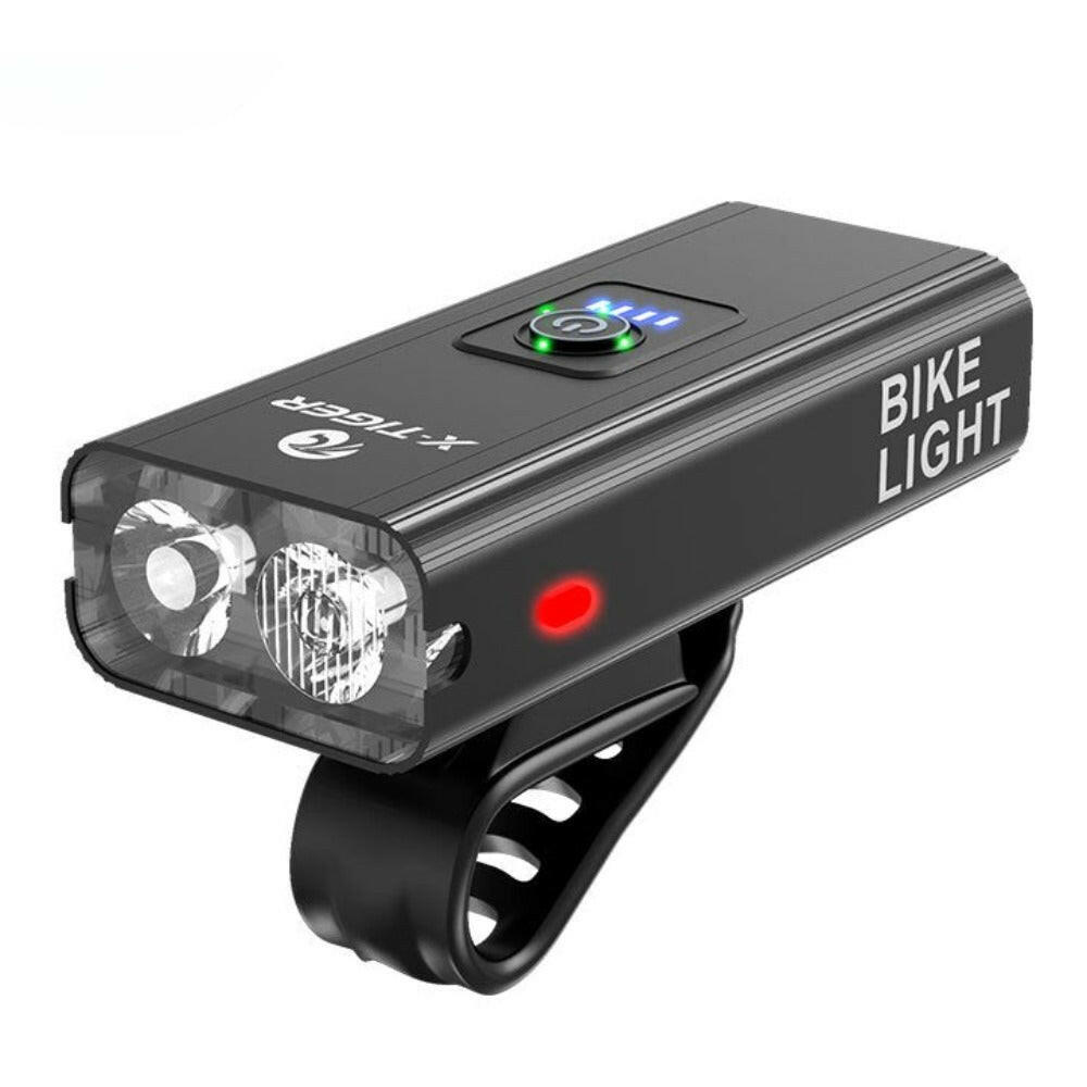 X-TIGER Bike Light Super Bright USB Rechargeable LED Bicycle Lamp 6 Light Modes MTB Road Cycling Front Flashlight Accessories-WAYBIKER