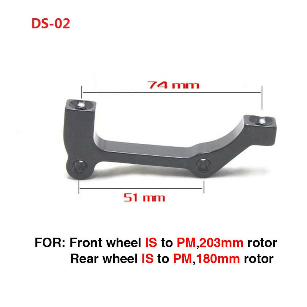 ZTTO Disc Brake Mount Adapter MTB Ultralight Bracket IS PM A B to PM A Bicycle Disc Brake Adaptor for 140 160 180 203mm rotor-WAYBIKER