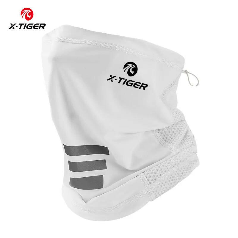 X-TIGER Sport Face Mask Cycling Fishing Training Absorb Sweat Face Scarf Neck Gaiter Bicycle Summer Breathable Face Bandana-WAYBIKER