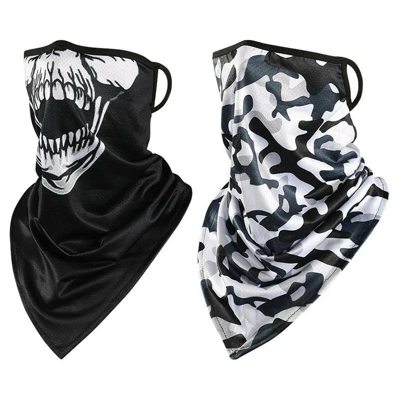 X-TIGER Ice Fabric Mask Full Face Sun Protection Men Women Scarf For Summer Running Fishing Cycling Equipments Sport Headband