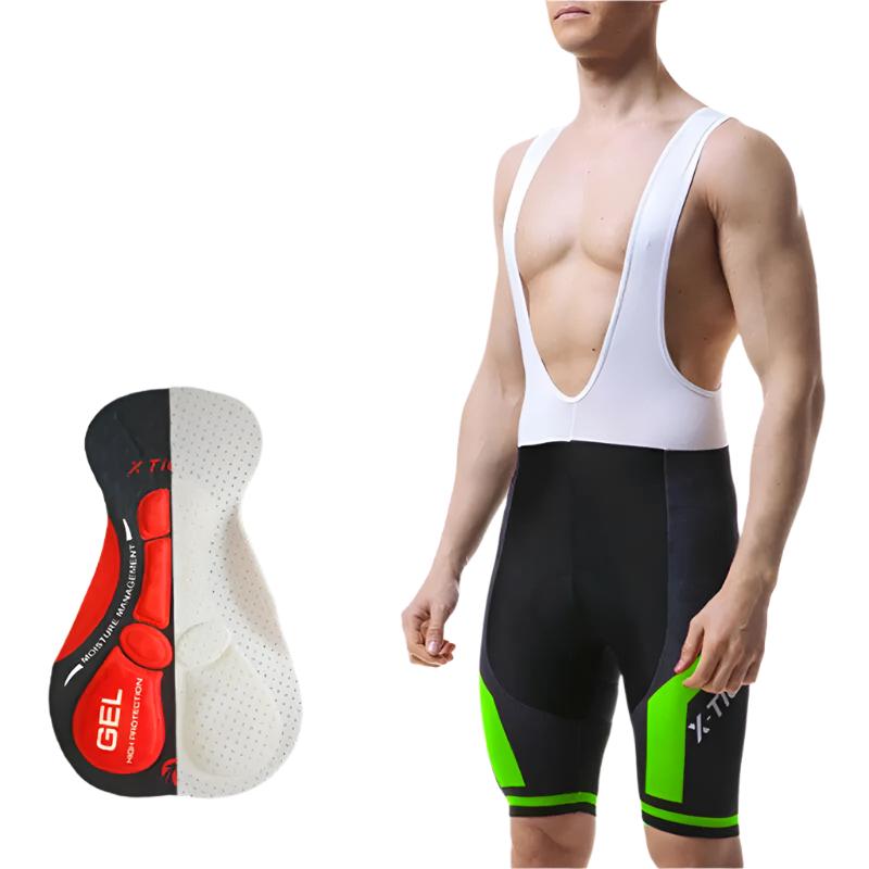 X-TIGER Cycling Bibs Shorts Summer Bike Breathable Men's 5D Gel Padded Bike Tights Triathlon Man Pro Licra Bicycle Shorts