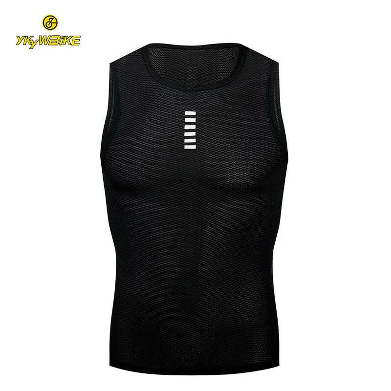 YKYWBIKE Men Cycling Base Layer Vest Summer 2022 Ride Jersey MTB Bike Bicycle Mesh Underwear Cycle Clothing-WAYBIKER