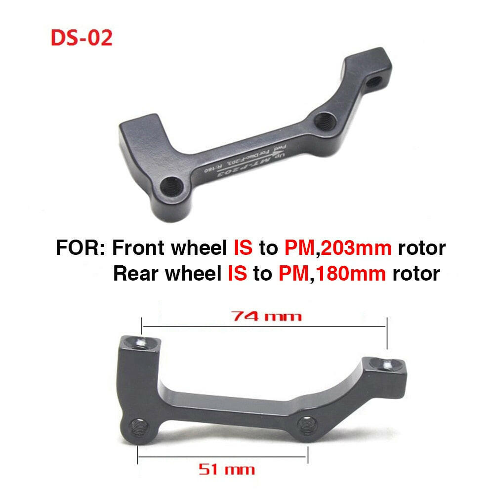 ZTTO Ultralight MTB Bike Disc Brake Bracket IS PM A B to PM A Disc Brake Mount Adapter For 140mm 160mm 180mm 203mm Brake rotor-WAYBIKER