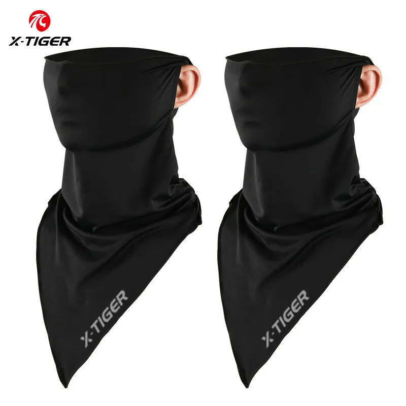 X-TIGER Face Mask Ice Fabric Sport Headband Summer Running Motorcycle Fishing Cycling Equipments Sun Protection Bicycle Bandana