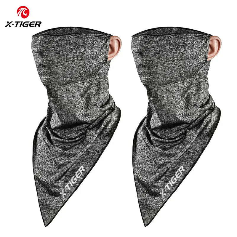 X-TIGER Face Mask Ice Fabric Sport Headband Summer Running Motorcycle Fishing Cycling Equipments Sun Protection Bicycle Bandana