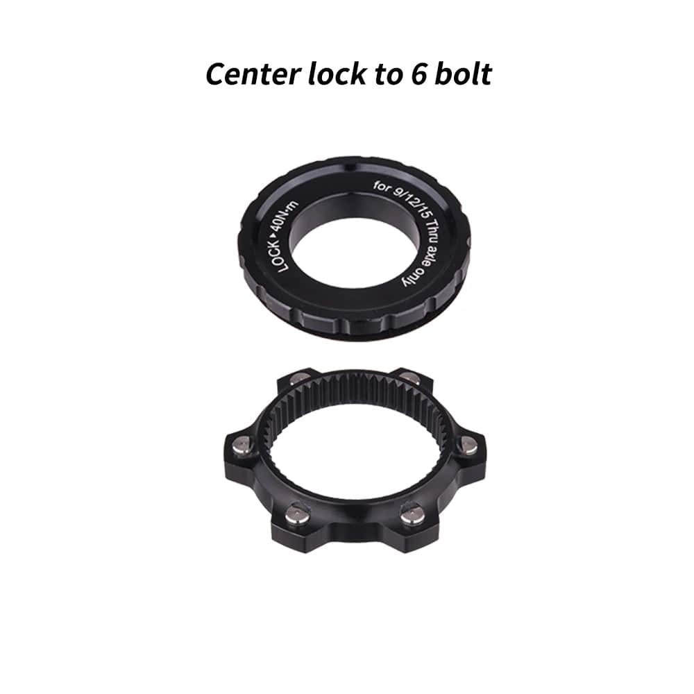 ZTTO Bicycle Hub Center Lock Adapter to 6 Bolt Disc Brake Boost Hub Spacer 15x100 to 15 x 110 Front Rear Washer 12x148 Thru Axle