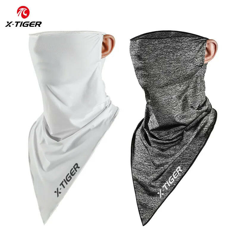 X-TIGER Face Mask Ice Fabric Sport Headband Summer Running Motorcycle Fishing Cycling Equipments Sun Protection Bicycle Bandana