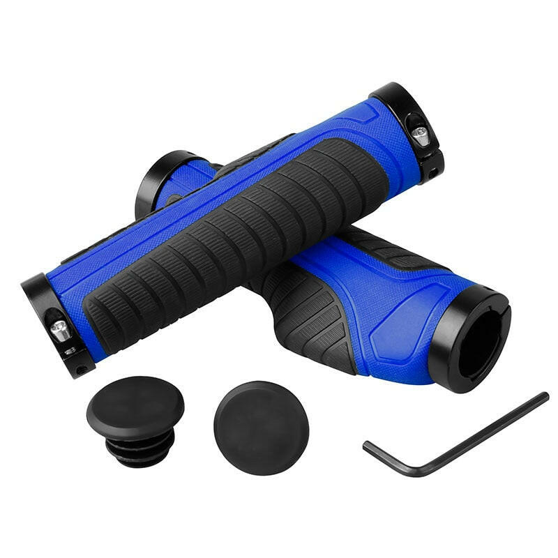 X-TIGER Bicycle Grips MTB Rubber Handlebar Grips Shockproof Anti-Slip Racing Road Bike Grips Ergonomic Lock Cycling Handlebar