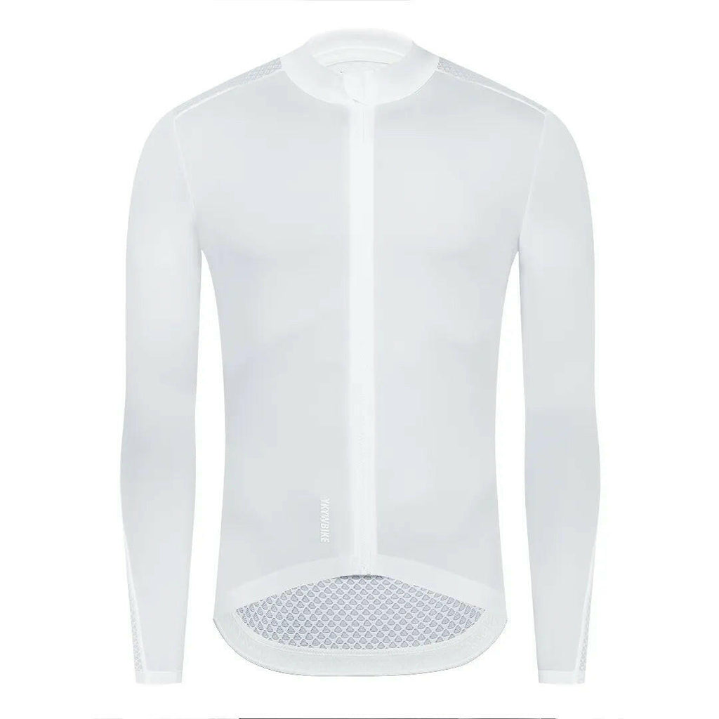 YKYWBIKE Autumn Pro Team black Long Sleeve Jersey race 2022 cycling jersey bicycle cycling clothes Italy mesh fabric sleeve