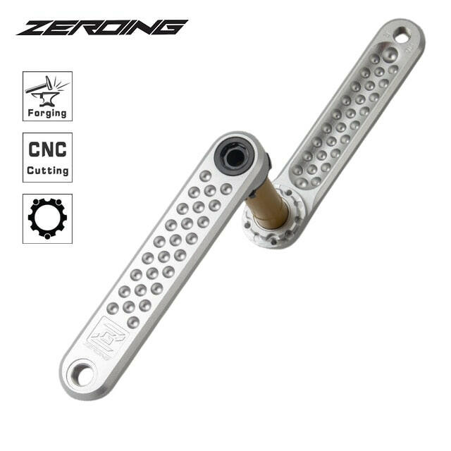 ZEROING 130BCD Road Bike Crankset GXP Bicycle Hollowtech BCD130 Spiders Adapter CNC Crank Folding Bicycle Crank 5 Claw Chainring