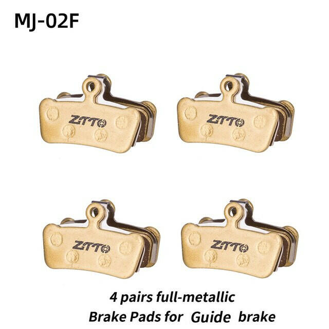 ZTTO 4 Pairs MTB Bike 4 Piston Disc Brake Pads Brake Shoes For Guide G2 RSC Hydraulic brake Metallic Brake Pads XO Trail E9 E7