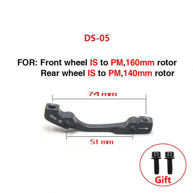 ZTTO Disc Brake Rotor Mount Adapter MTB Ultralight Bracket IS PM A B to PM A Bicycle Disc Brake Adaptor for 140 160 180 203mm