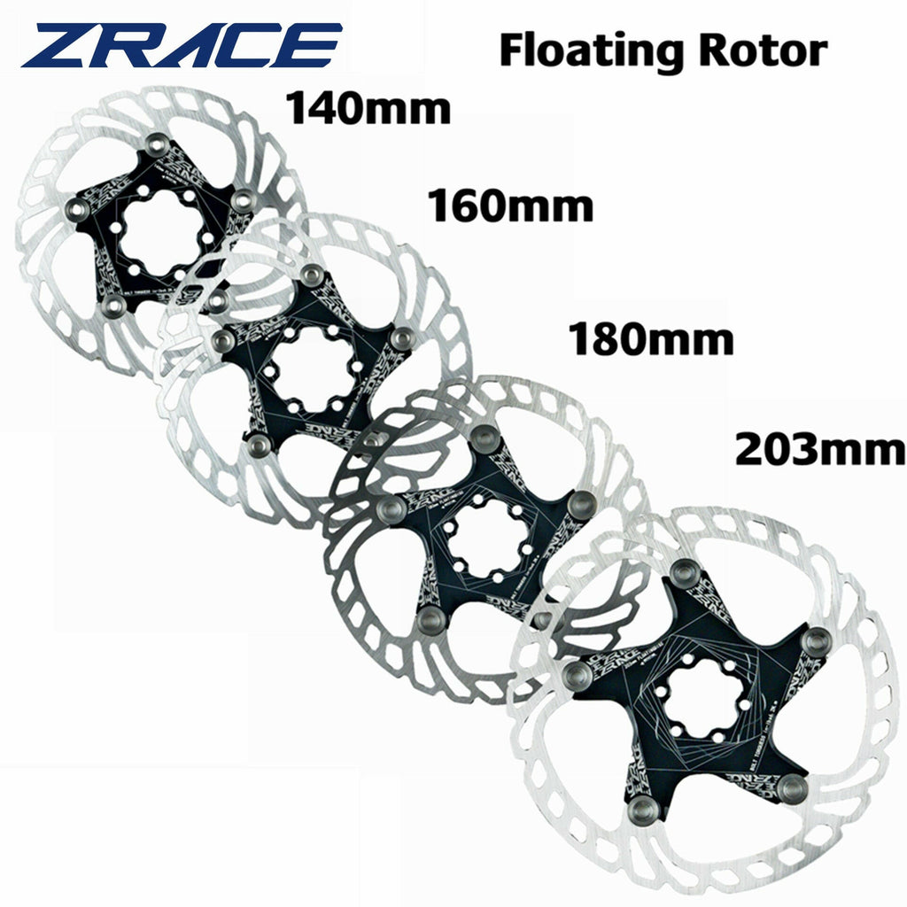 ZRACE bike brake rotor Strong heat dissipation floating rotor 160mm 180mm 203mm MTB disc brake