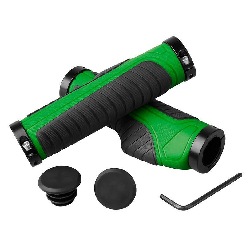 X-TIGER Bicycle Grips MTB Rubber Handlebar Grips Shockproof Anti-Slip Racing Road Bike Grips Ergonomic Lock Cycling Handlebar