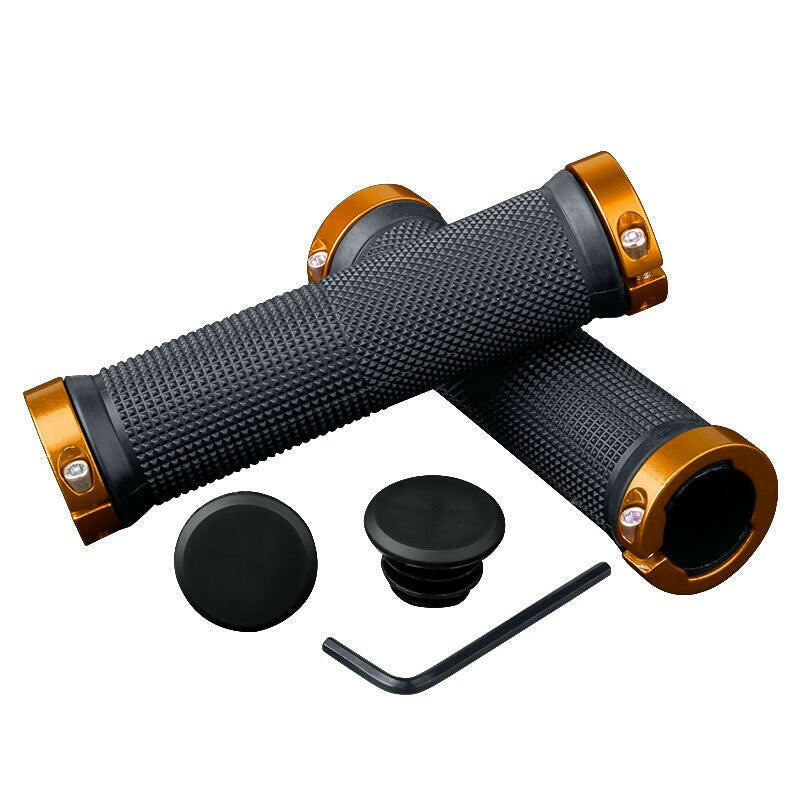 X-TIGER Bicycle Grips MTB Rubber Handlebar Grips Shockproof Anti-Slip Racing Road Bike Grips Ergonomic Lock Cycling Handlebar