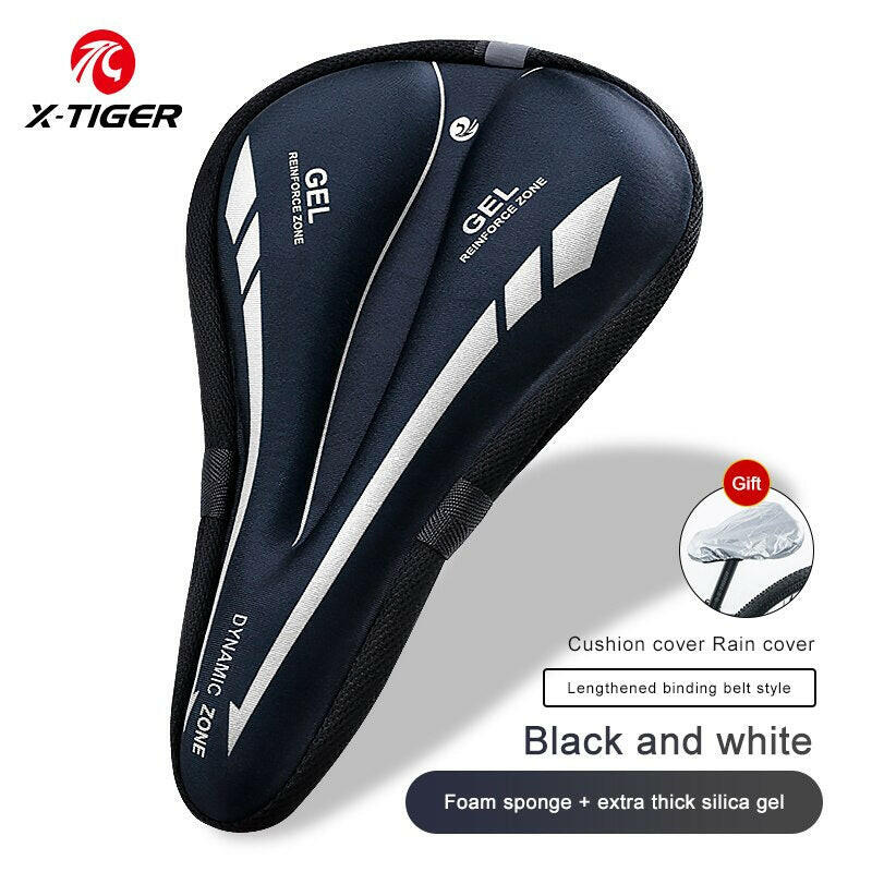 X-TIGER MTB Saddle Cover High Elastic Sponge Road Bicycles Seat Thickened Gels Cushion Breathable Cycling Bike Seat Accessories-WAYBIKER