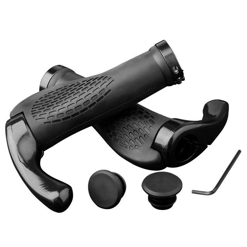 X-TIGER Bicycle Grips MTB Rubber Handlebar Grips Shockproof Anti-Slip Racing Road Bike Grips Ergonomic Lock Cycling Handlebar