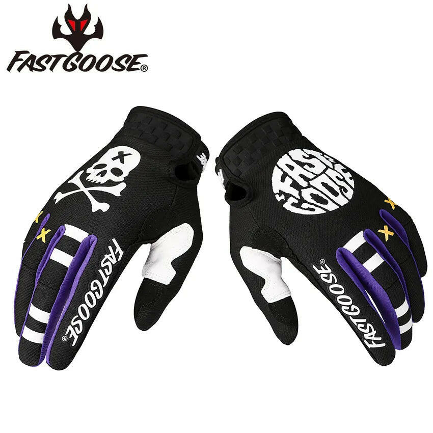 Full Finger Bike Gloves MTB Motocross BMX Off Road Motorcycle Motorbike gloves Top Quality Cycling Gloves Moto Touch Screen-WAYBIKER