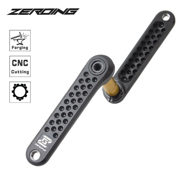 ZEROING 130BCD Road Bike Crankset GXP Bicycle Hollowtech BCD130 Spiders Adapter CNC Crank Folding Bicycle Crank 5 Claw Chainring