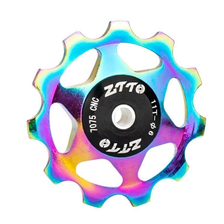 ZTTO 11T 13T MTB Bicycle Rear Derailleur Jockey Wheel Steel Bearing Pulley AL7075 CNC Road Bike Guide Roller Idler 4mm 5mm 6mm