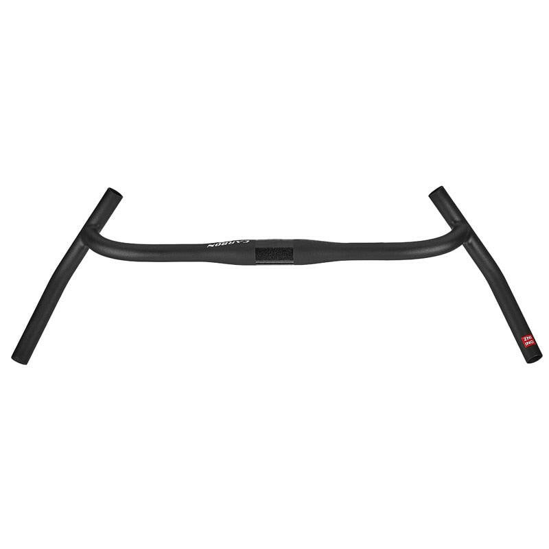 ZNIINO New Carbon Gravel H Handlebar Big Flare Bar Cycle Cross Road MTB Bike Handlebars Carbon Fiber Travelling Bicycle