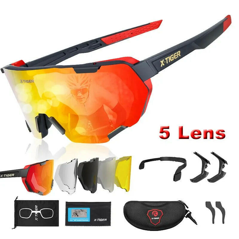 X-TIGER Photochromic Cycling Glasses Men Women Polarized Bicycle Sunglasses Sports Cycling Running Driving Fishing Glasses-WAYBIKER