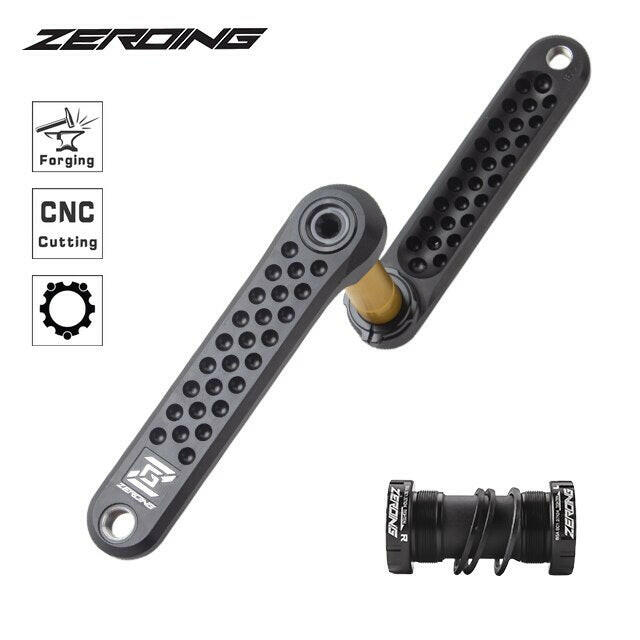 ZEROING 130BCD Road Bike Crankset GXP Bicycle Hollowtech BCD130 Spiders Adapter CNC Crank Folding Bicycle Crank 5 Claw Chainring