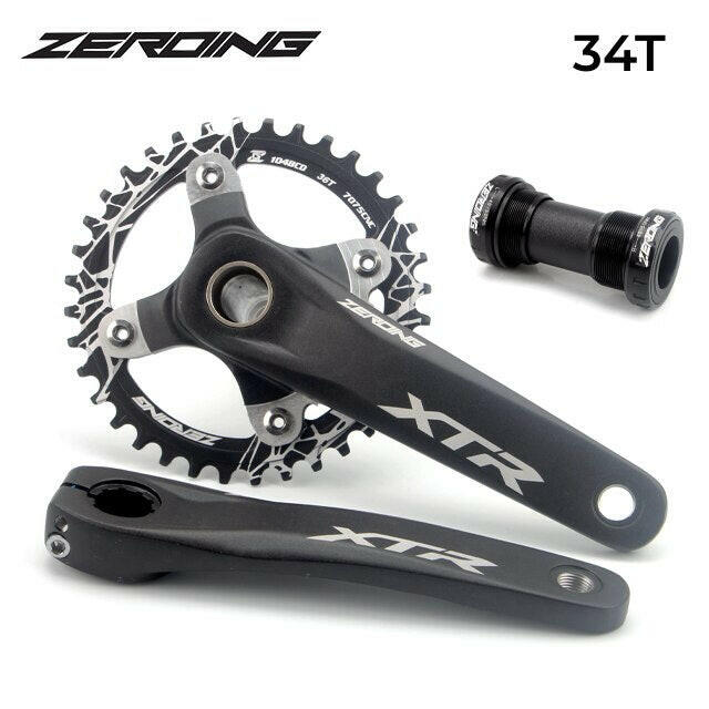 XTR XT SLX 104BCD Bike Crank 170mm Crankset 32T 34T 36T 38T Sprocket With Bottom Bracket 10 11 12speed Mountain Bicycle Crankset