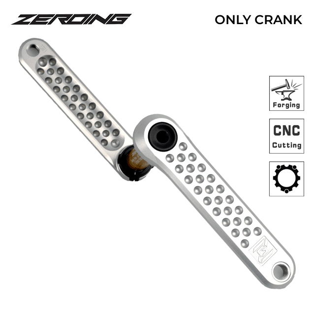 ZEROING ROAD CRANKSET GXP Bicycle Hollow Grave Bike Crank Chainring 110BCD Spider CNC Suitable For Shimano Sram Part 11/12 Speed