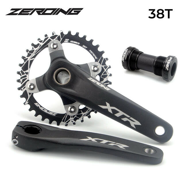 XTR XT SLX 104BCD Bike Crank 170mm Crankset 32T 34T 36T 38T Sprocket With Bottom Bracket 10 11 12speed Mountain Bicycle Crankset