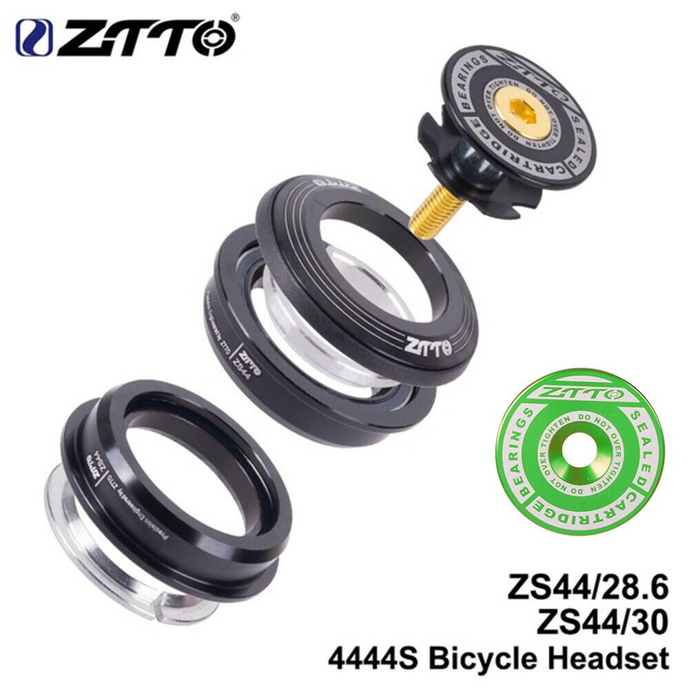 ZTTO 4444S MTB Bicycle Headset 44mm CNC 1 1/8" 28.6 Straight Tube fork Internal 44 SEMI-INTEGRATED Mountain Road Bike Headset-WAYBIKER