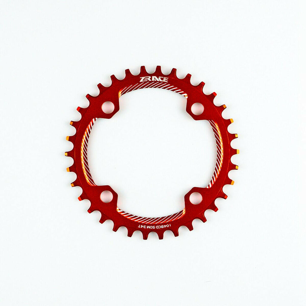 ZRACE Chainrings Chainwheels BCD104, 32T/34T/36T/38T, Narrow Width Tooth AL7075 CNC for MTB