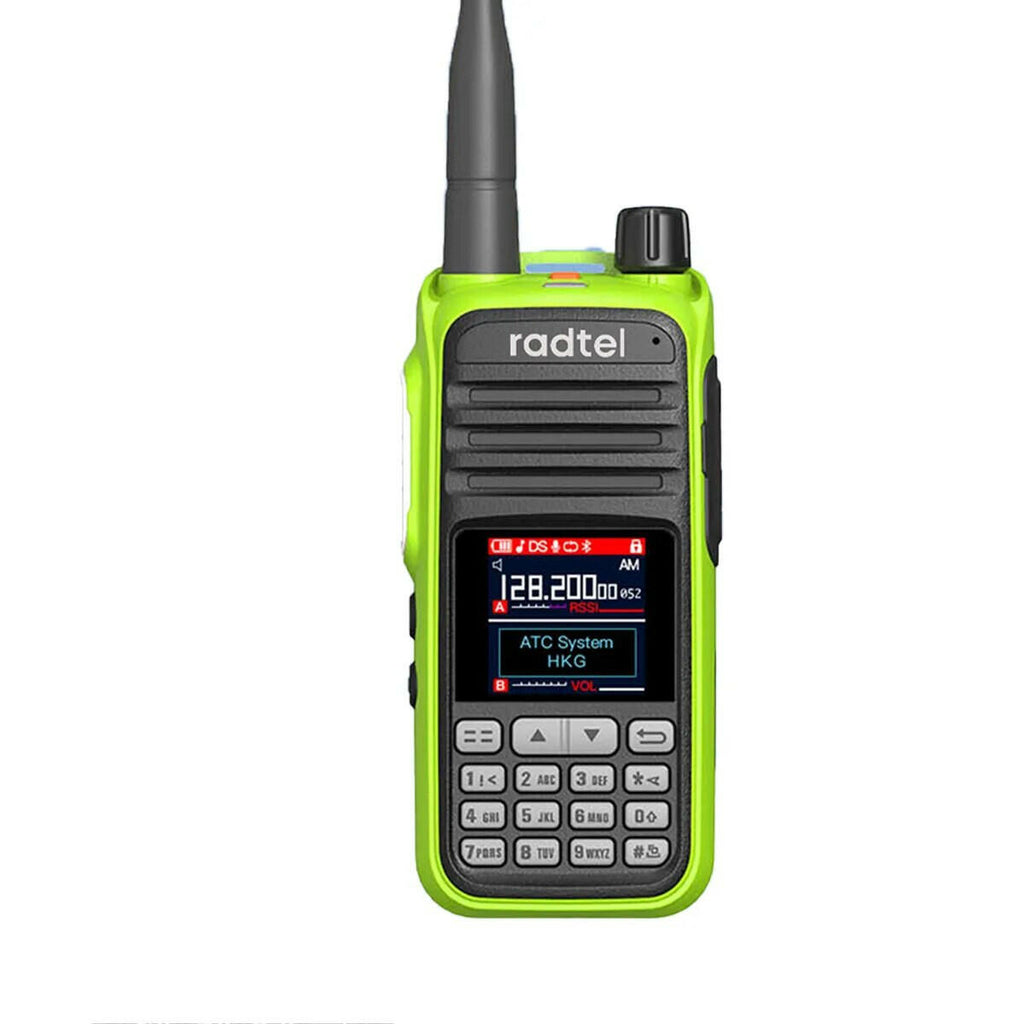 Radtel RT-420 6 Bands Amateur Ham Two Way Radio 256CH Air Band Walkie Talkie NOAA VOX USB SOS LCD Color Police Scanner Aviation-WAYBIKER