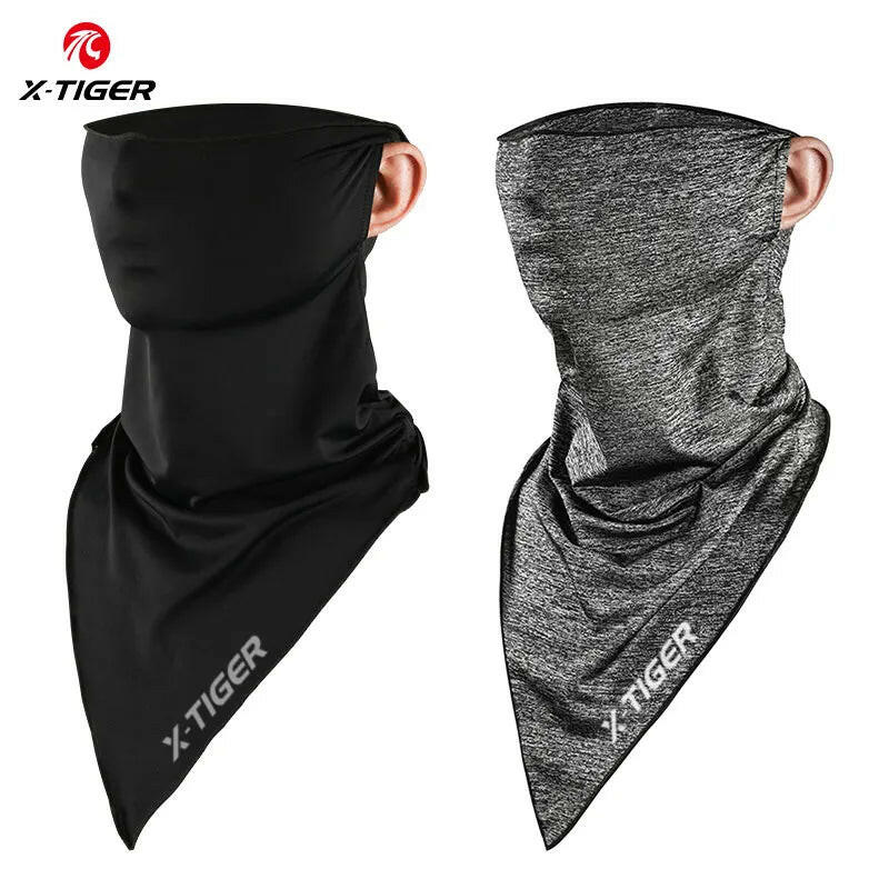 X-TIGER Face Mask Ice Fabric Sport Headband Summer Running Motorcycle Fishing Cycling Equipments Sun Protection Bicycle Bandana