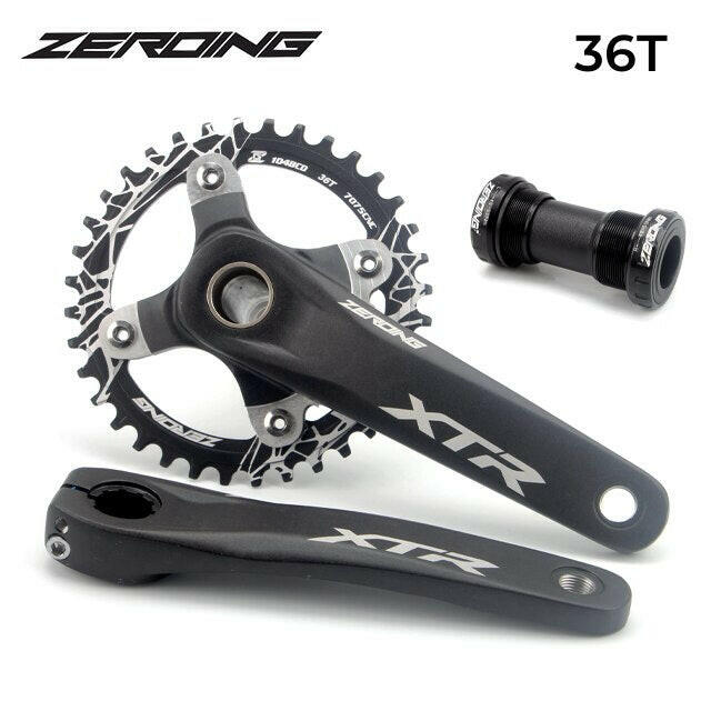 XTR XT SLX 104BCD Bike Crank 170mm Crankset 32T 34T 36T 38T Sprocket With Bottom Bracket 10 11 12speed Mountain Bicycle Crankset