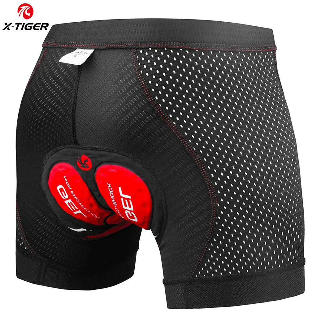 X-Tiger Cycling Underwear Upgrade 5D Padded Cycling Shorts 100% Lycra Shockproof MTB Bicycle Shorts Road Bike Shorts-WAYBIKER