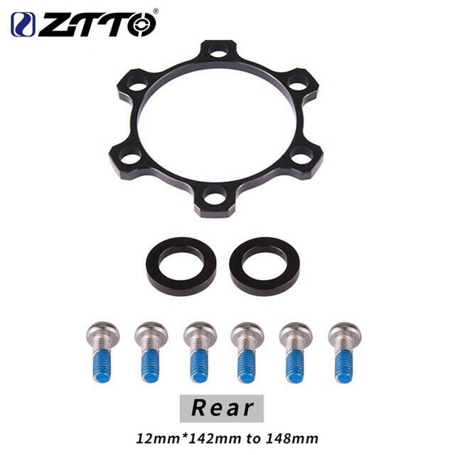 ZTTO Bicycle Boost Hub Adapter Change 12x142 to 148 15x100 to 110 110 148 Bike Hub Spacer Washer 6 Bolt standard Thru Axle 15mm