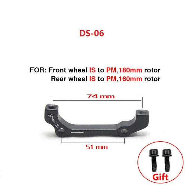 ZTTO Disc Brake Rotor Mount Adapter MTB Ultralight Bracket IS PM A B to PM A Bicycle Disc Brake Adaptor for 140 160 180 203mm