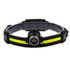 XPG+COB Sensor Headlamp 7 Modes Led Headlight Head Flashlight Torch Fishing Hunting Head Lamp Lantern Built in Battery