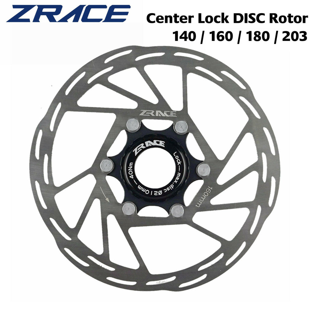 ZRACE Center Lock Disc Rotor bike brake rotor Strong heat dissipation floating rotor 140mm 160mm 180mm MTB / Road disc brake