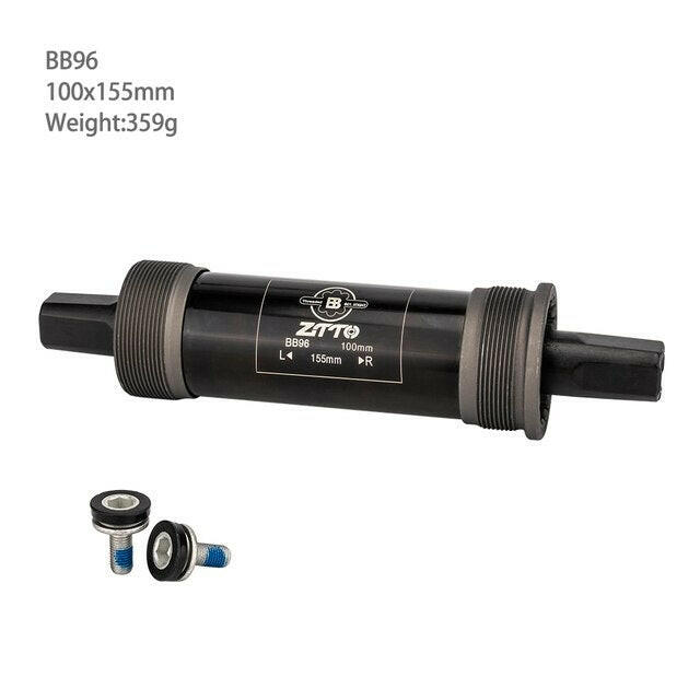 ZTTO Bicycle 80mm 100mm Square Tapered Bottom Bracket BSA 80x142 100x155 100x177 80 100 Axis For Quare Hole For Fat Snow Bike-WAYBIKER