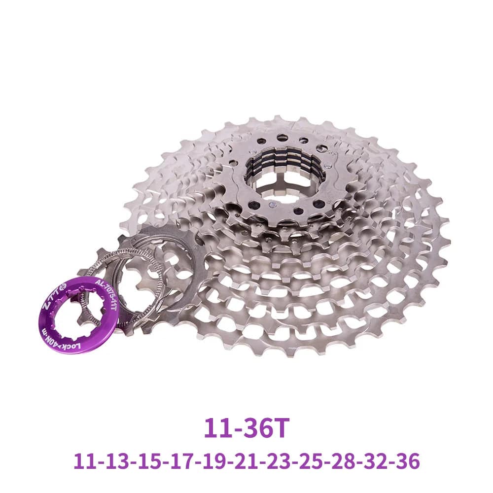 ZTTO Road Bike 11 Speed Cassette 11-28T Gravel Bicycle 11-36T 11Speed 34T UltraLight K7 11V SLR 11s 32T CNC Freewheel