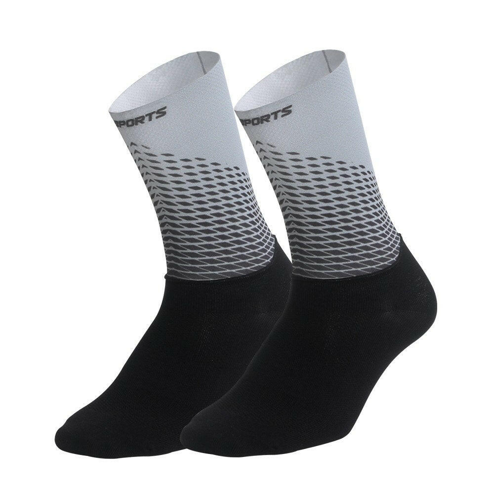 Men Women Cycling Socks Anti-Slip Wearproof Breathable Running Hiking Sports Outdoors Athletic Compression Socks-WAYBIKER