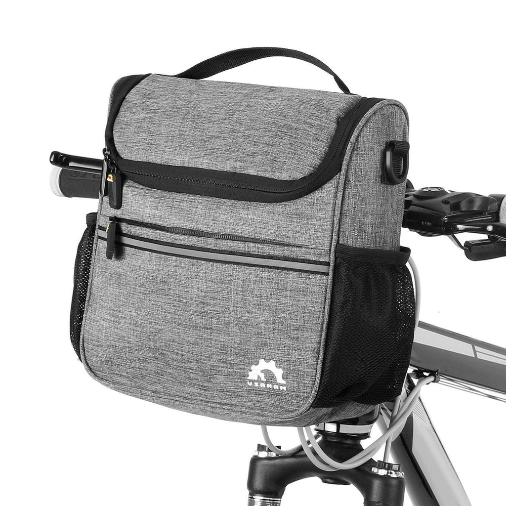 Waterproof Bike Handlebar Insulated Cooler Bag Front Bag Mountain Road Bicycle Cycling Handlebar Basket Bag Pannier Shoulder Bag-WAYBIKER