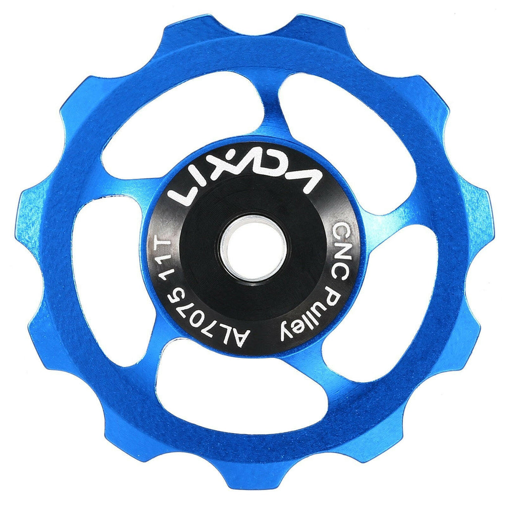 LIXADA 11T MTB Bicycle Rear Derailleur Jockey Pulley Wheel  Bearing Pulley Aluminium Alloy Road Bike Guide Roller-WAYBIKER