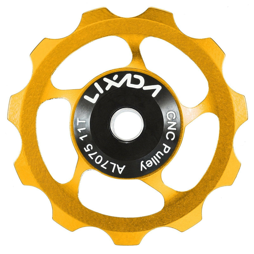 LIXADA 11T MTB Bicycle Rear Derailleur Jockey Pulley Wheel  Bearing Pulley Aluminium Alloy Road Bike Guide Roller-WAYBIKER