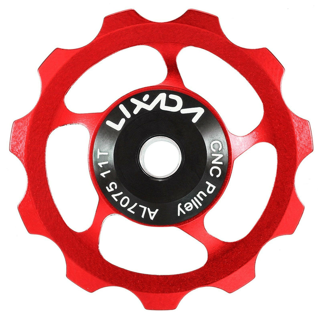 LIXADA 11T MTB Bicycle Rear Derailleur Jockey Pulley Wheel  Bearing Pulley Aluminium Alloy Road Bike Guide Roller-WAYBIKER