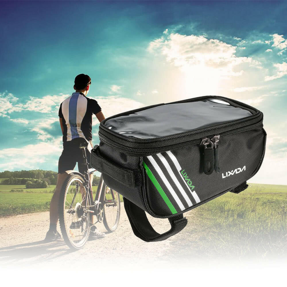 Lixada Cycling Front Tube Smartphone Bag-WAYBIKER